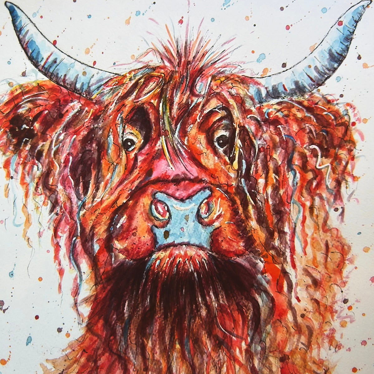Blue Nose Cow