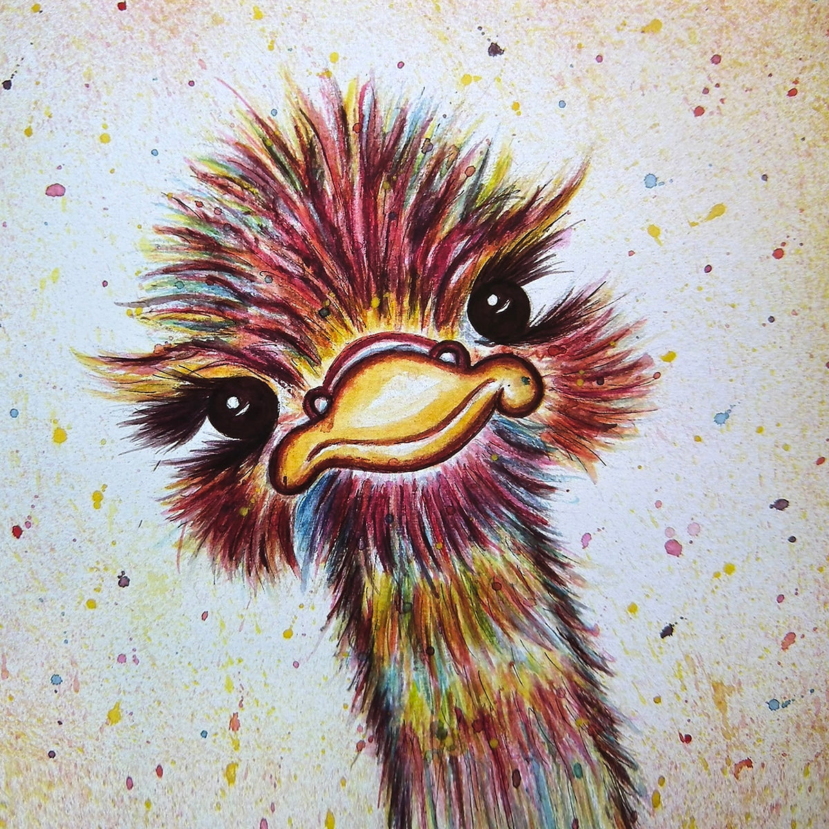 Rainbow Ostrich