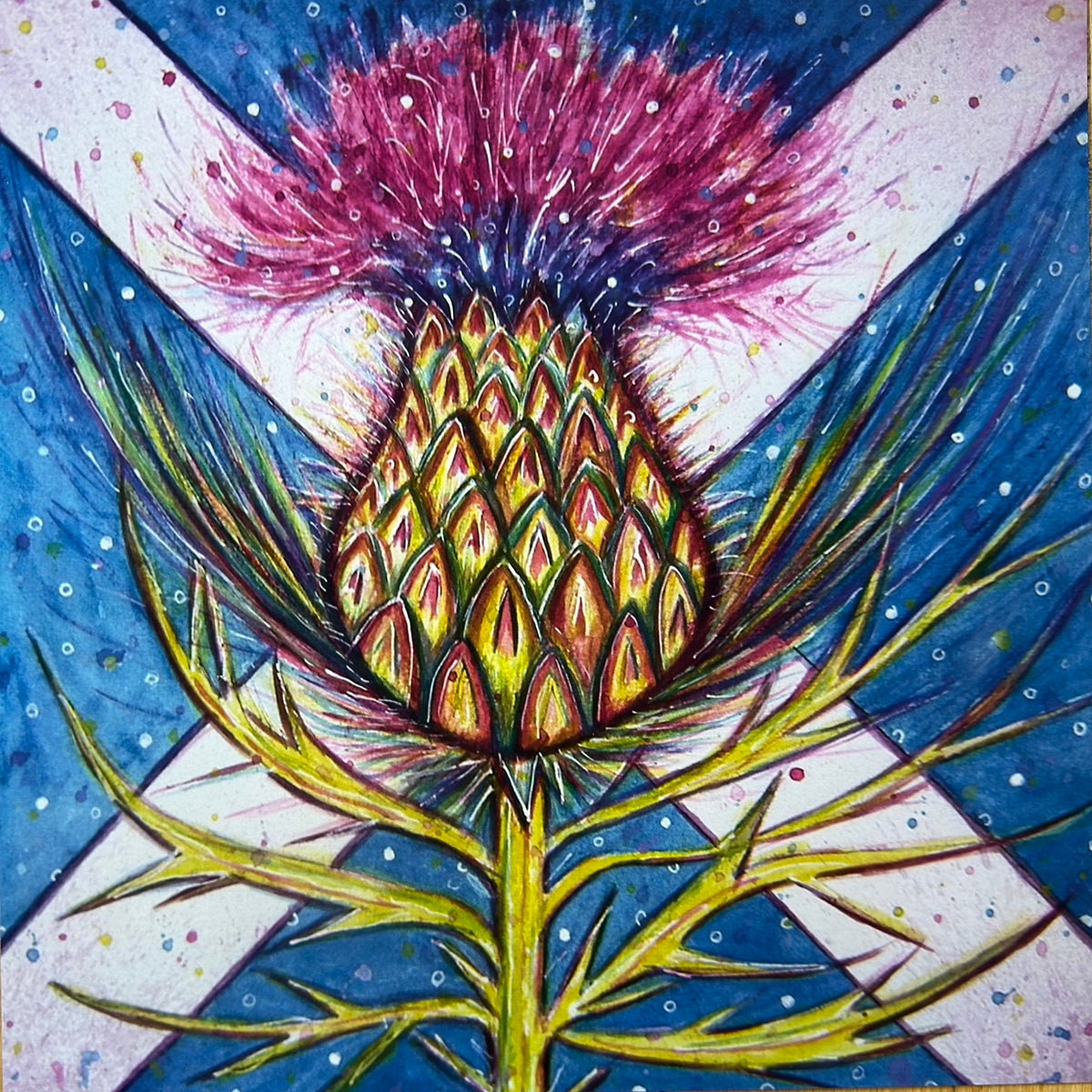 Saltire Thistle