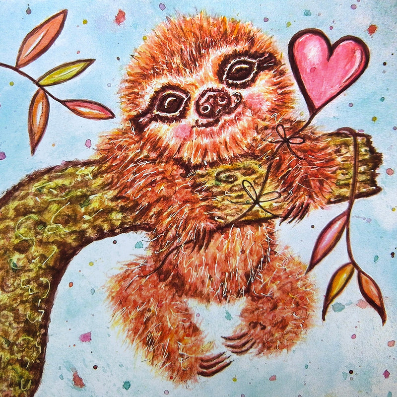 Sloth With Heart