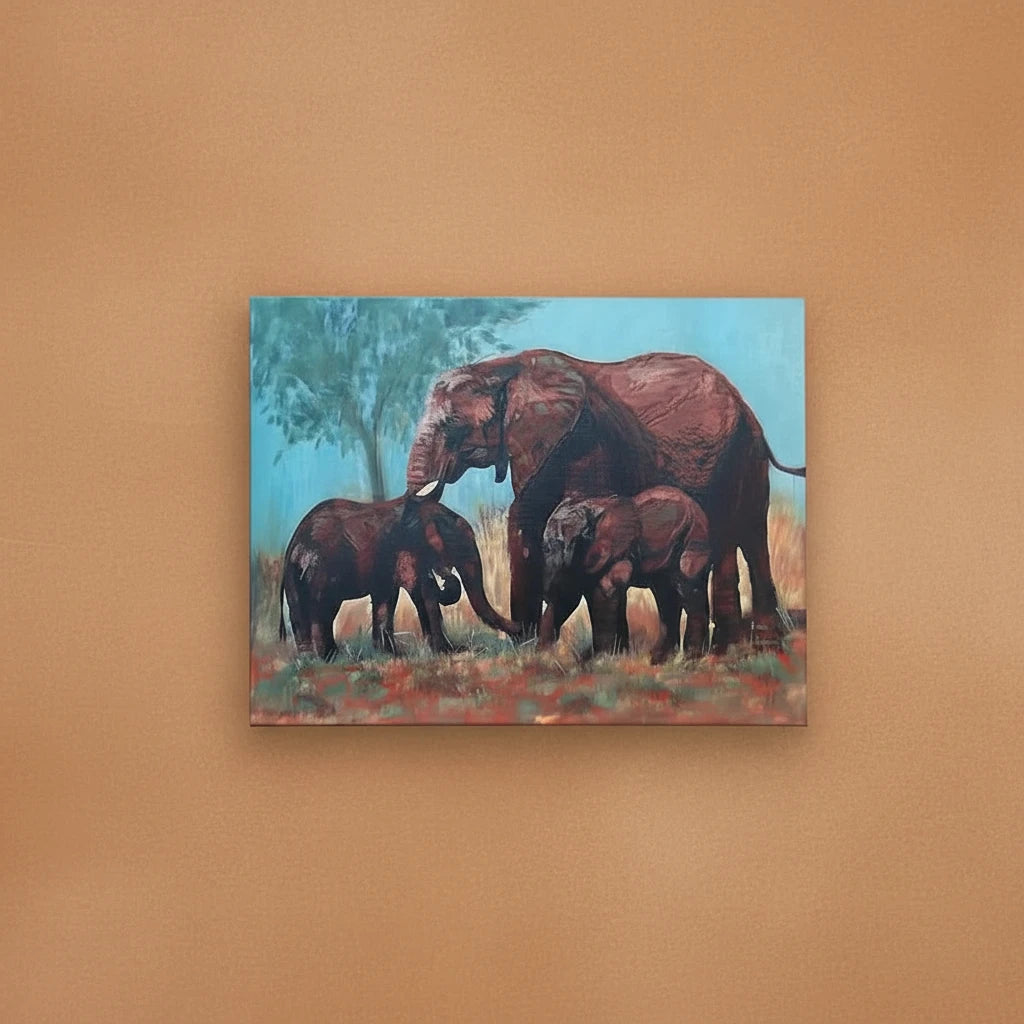 Motherly Love Original Oil Painting