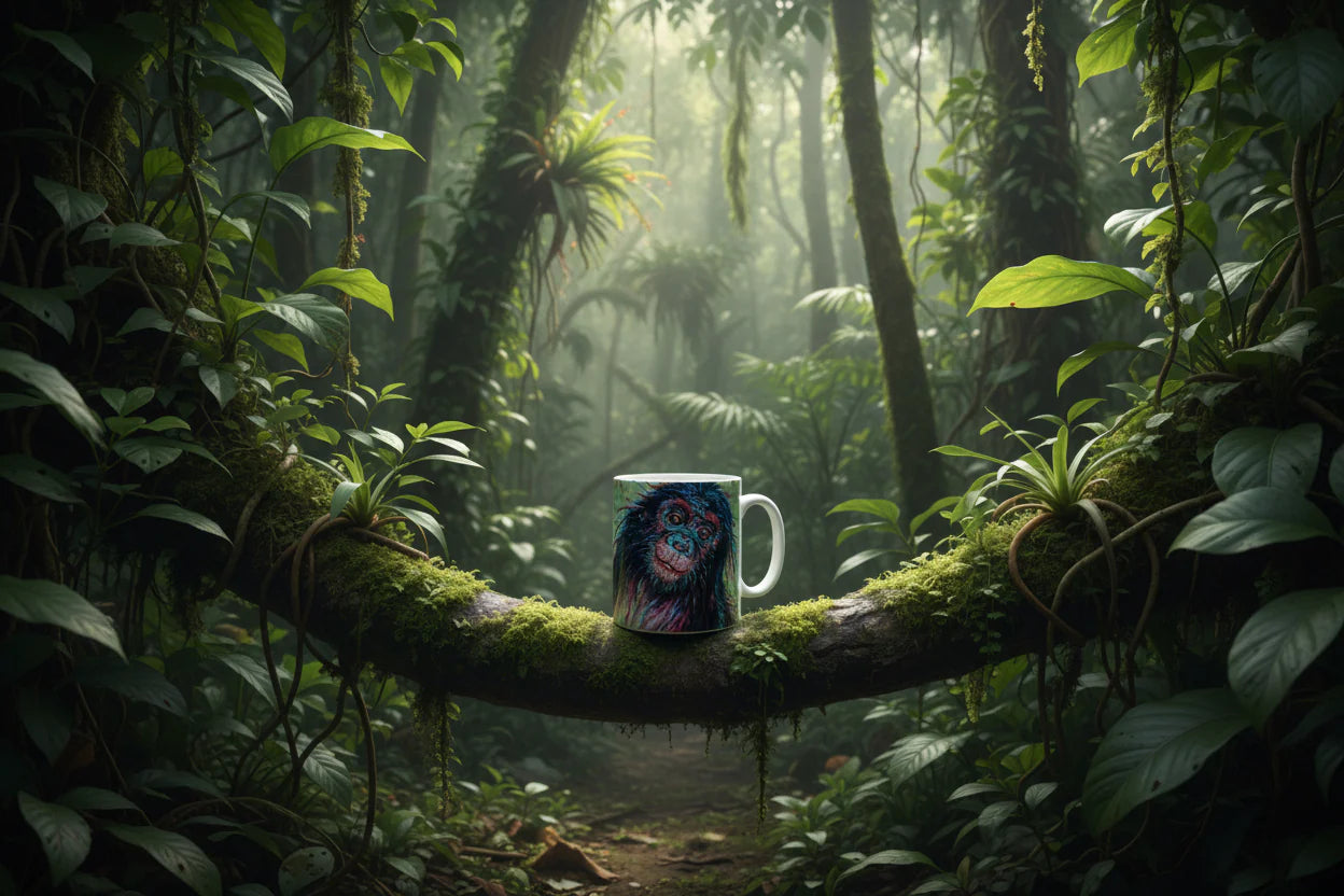 Cheeky Chimp Ceramic Mug
