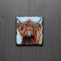 Blue Nose Cow Coaster