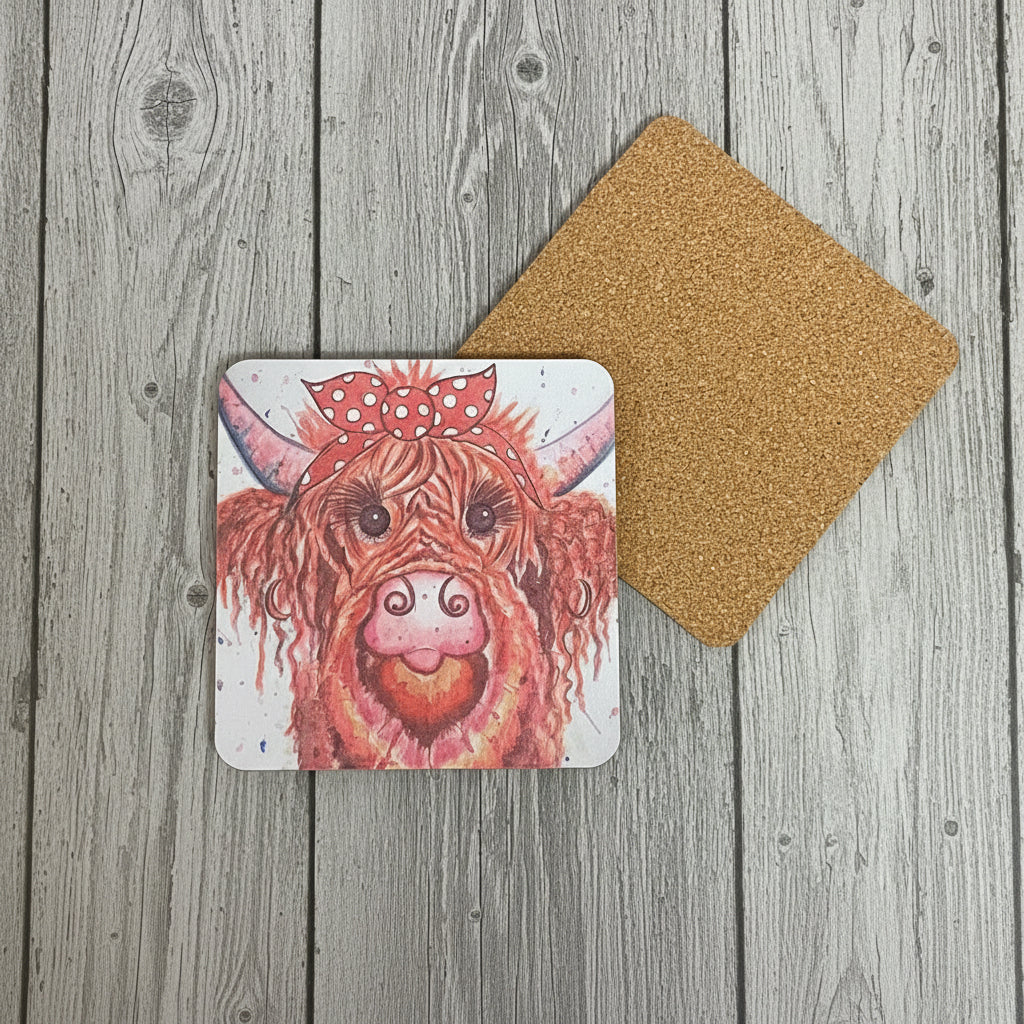 Sassy Cow Coaster