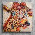 Quirky Giraffe Mini Canvas