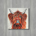 Blue Nose Cow Mini Canvas