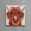 Sassy cow Mini Canvas