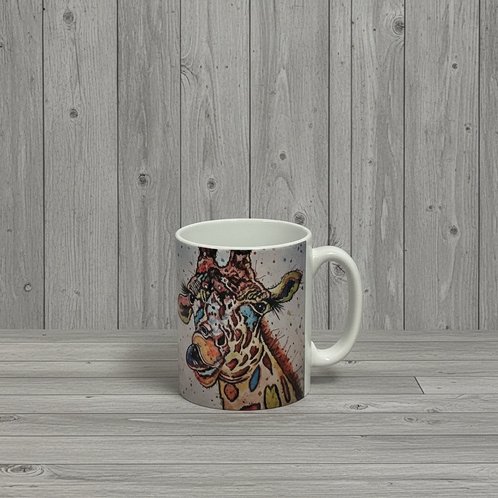 Quirky Giraffe Ceramic Mug