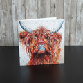 Blue Nose Cow Greeting Card