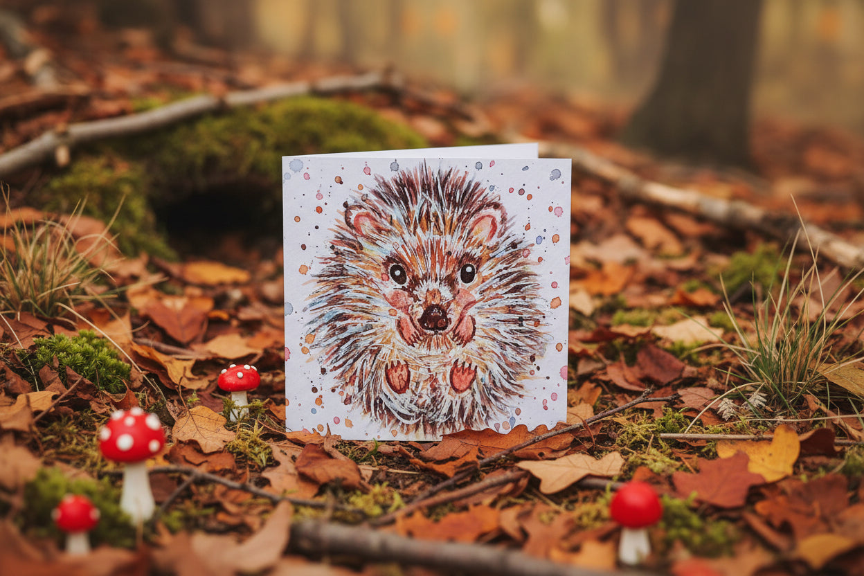 Hedgehog Greeting Card