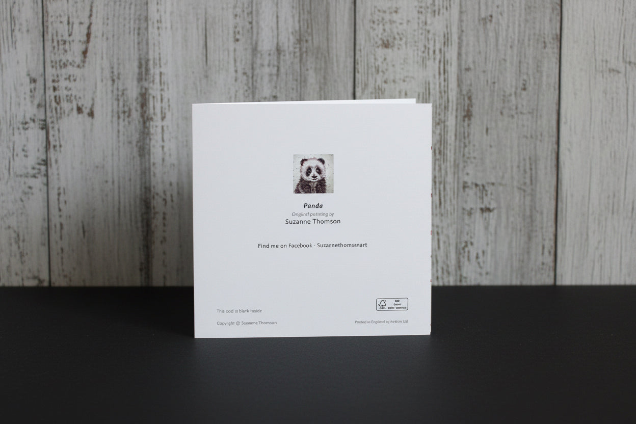Panda Greeting Card