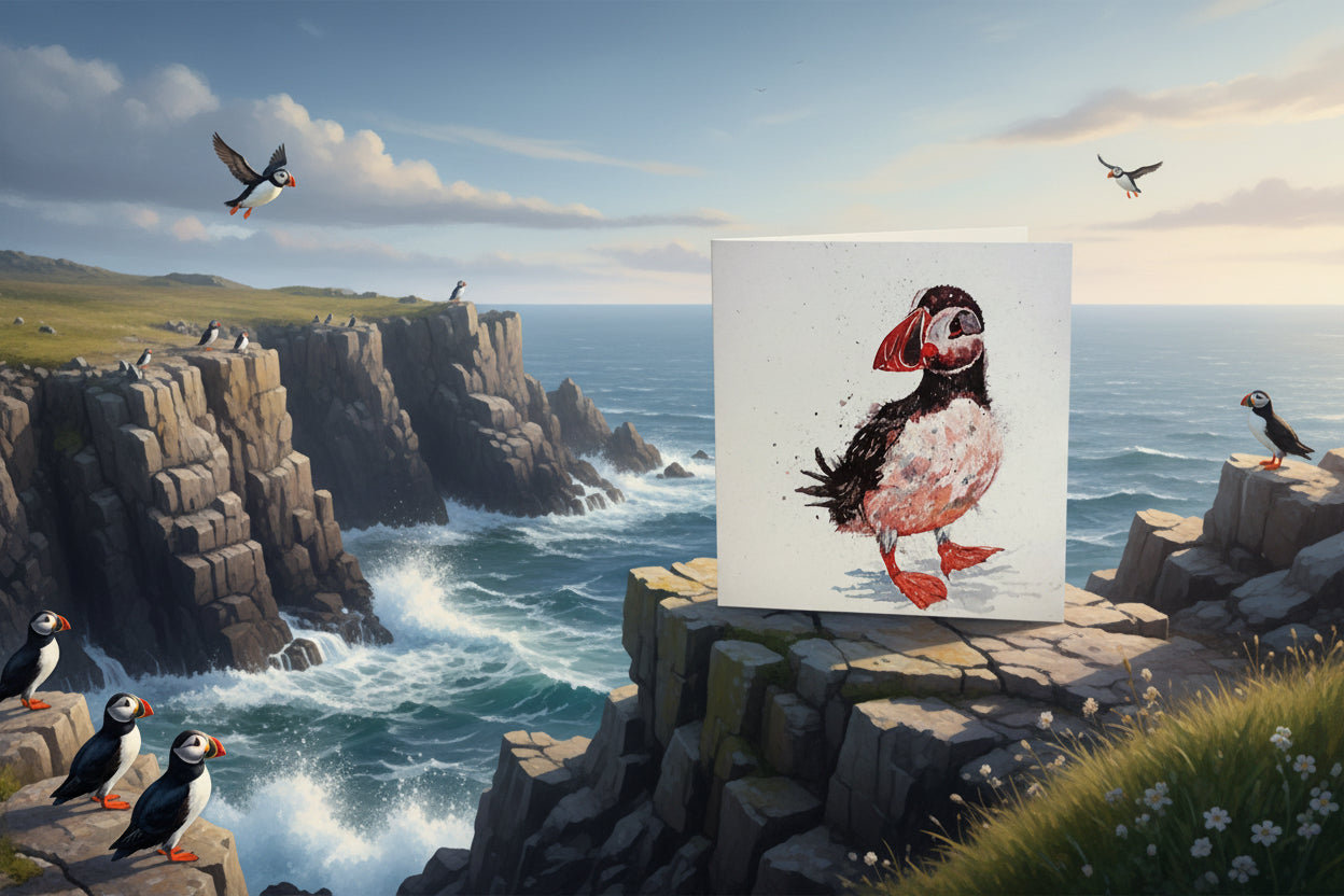 Puffin Greeting Card