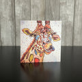 Quirky Giraffe Greeting Card
