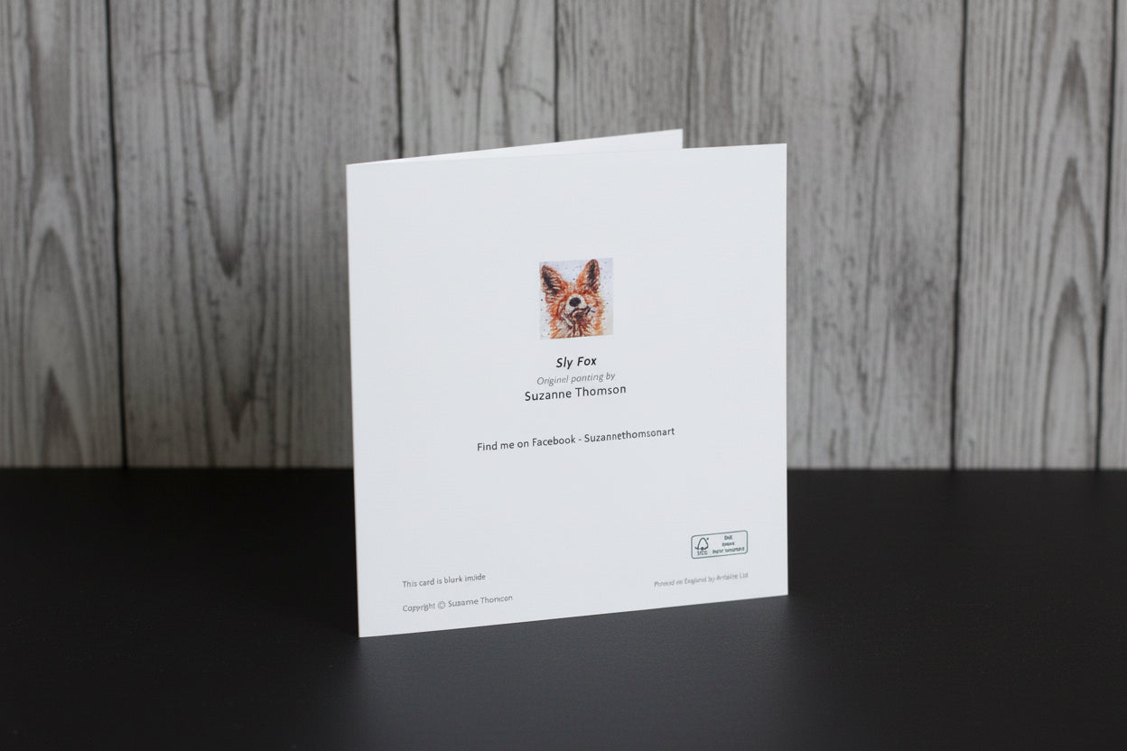 Sly Fox Greeting Card