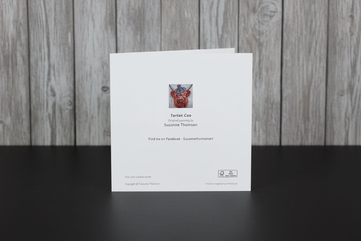 Tartan McCoo Greeting Card