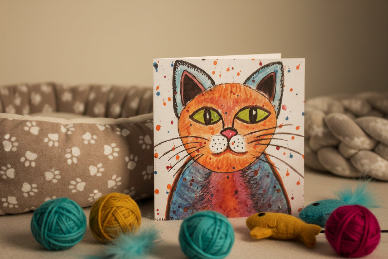 Top Cat Greeting Card