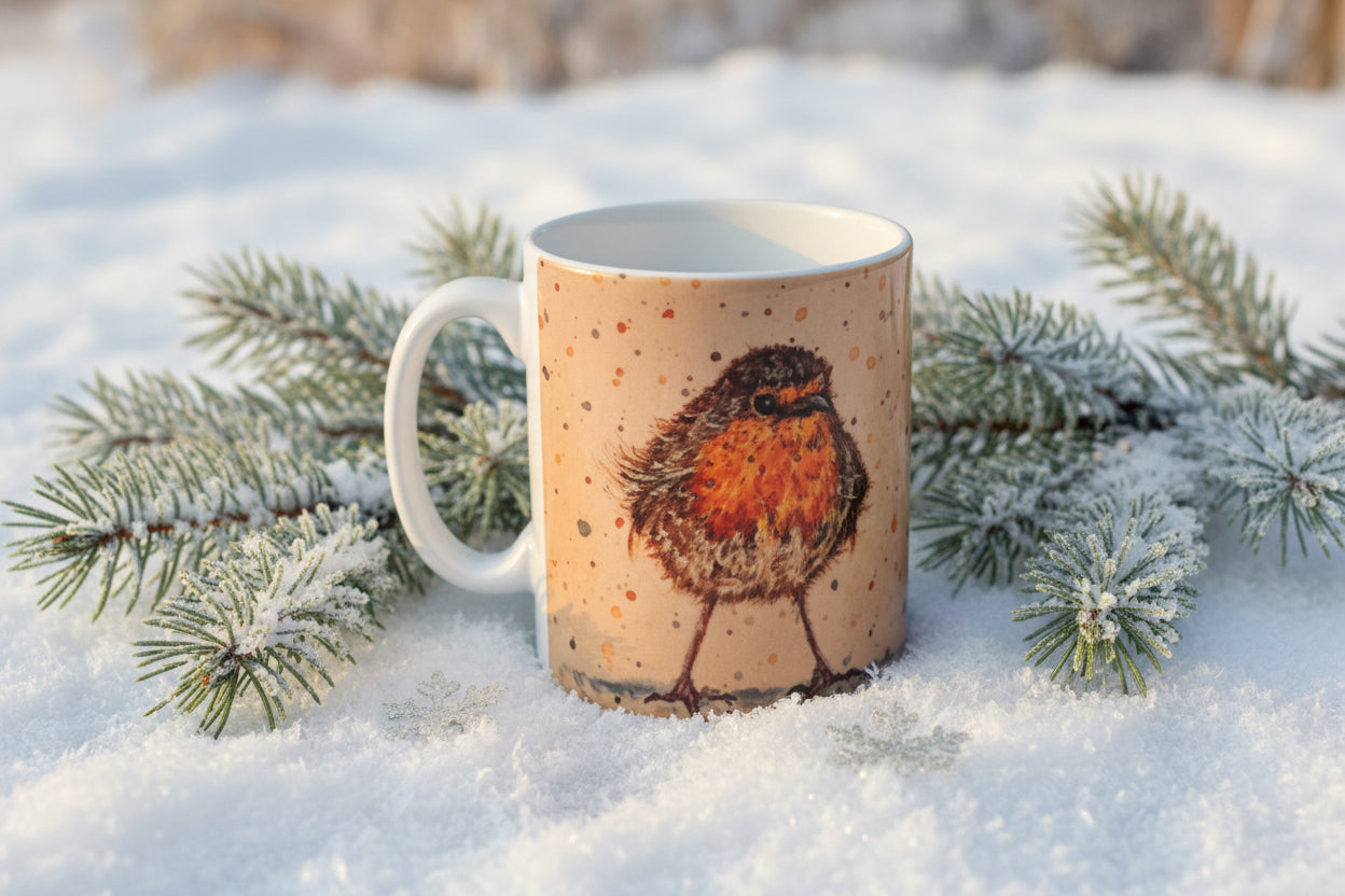 Rocking Robin Ceramic Mug