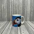 Blue Puffin Ceramic Mug