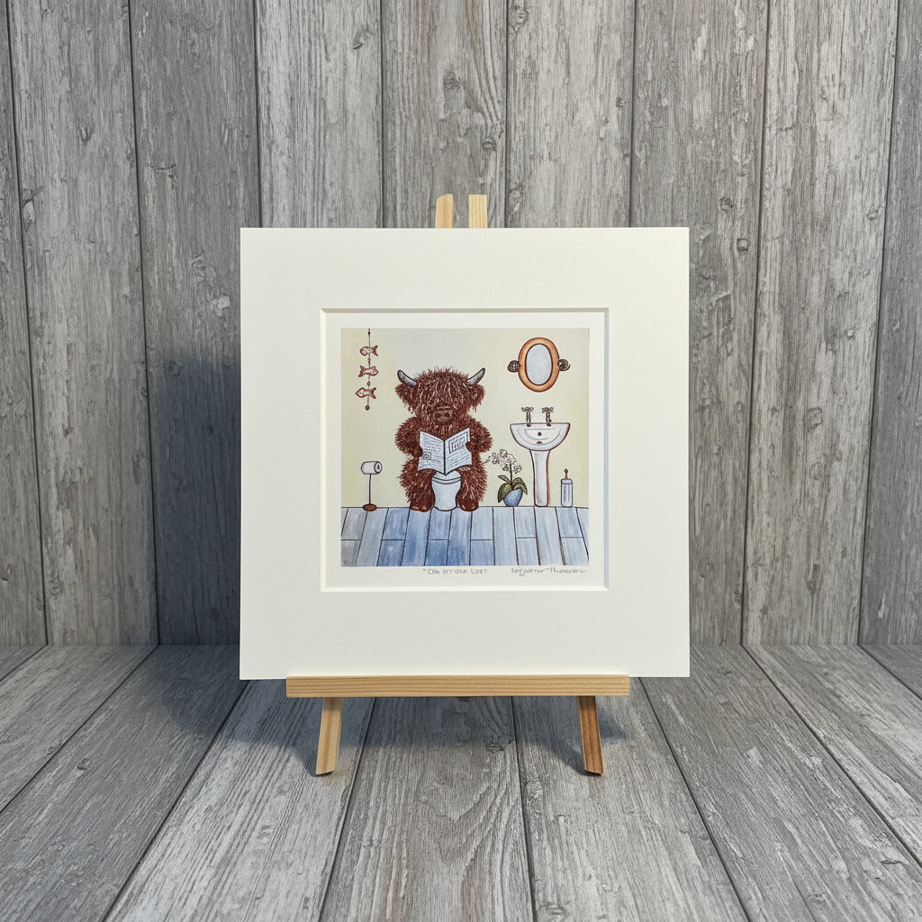Coo On The Loo Artwork Print