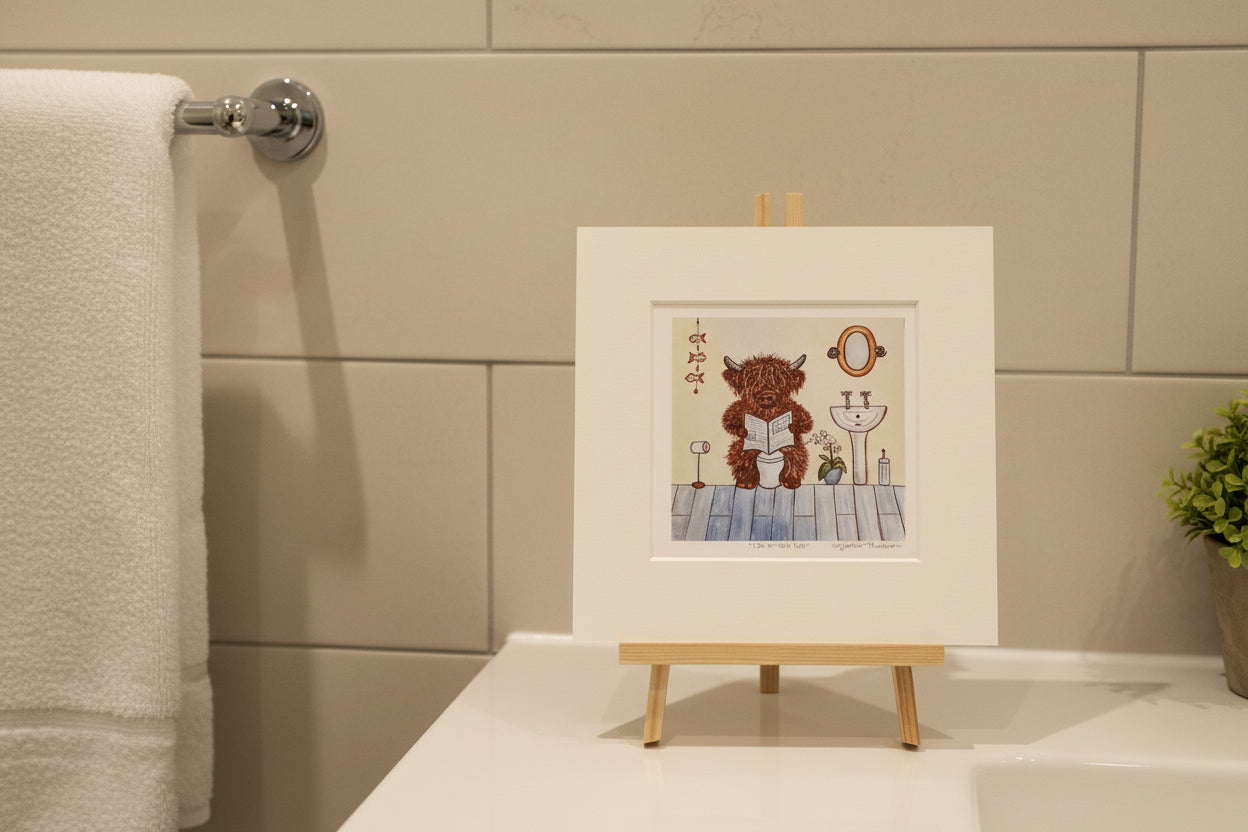 Coo On The Loo Artwork Print