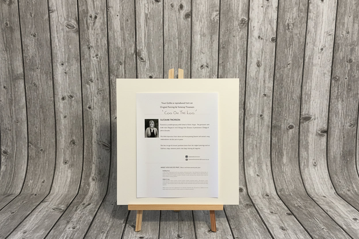 Coo On The Loo Artwork Print