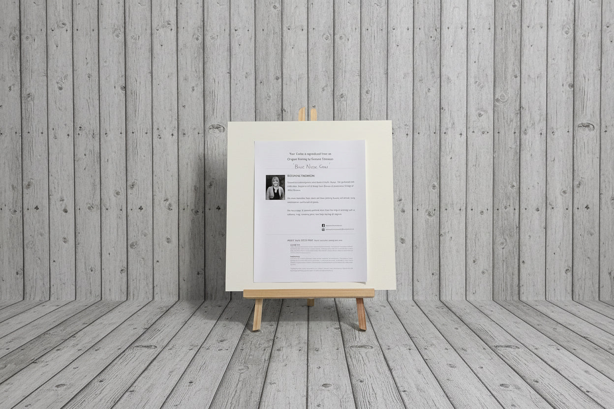 Blue Nose Cow Artwork Print