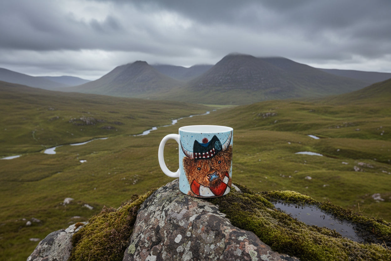Glengarry Cow Ceramic Mug