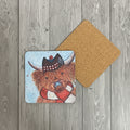 Glengarry Cow Coaster