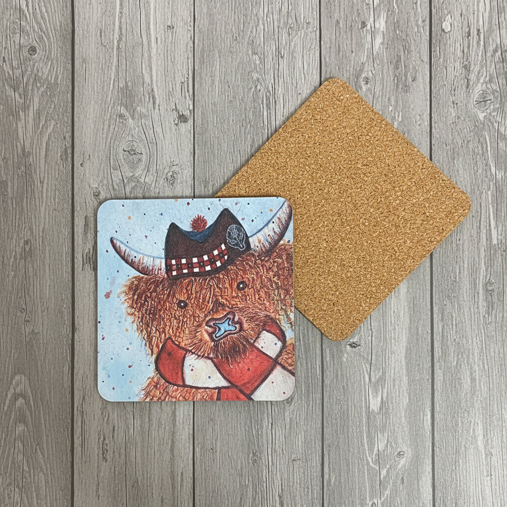 Glengarry Cow Coaster