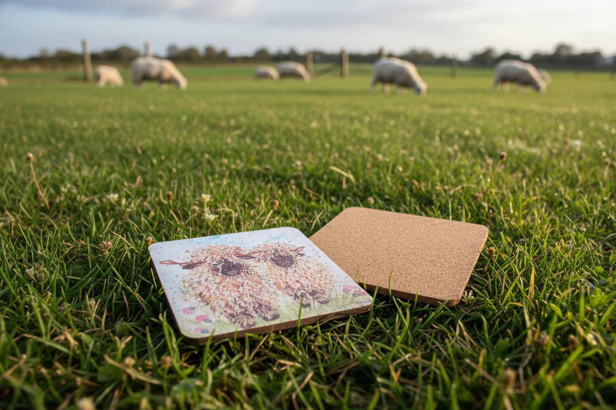 Two Sheep Coaster