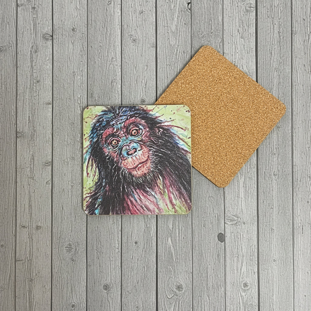 Cheeky Chimp Coaster