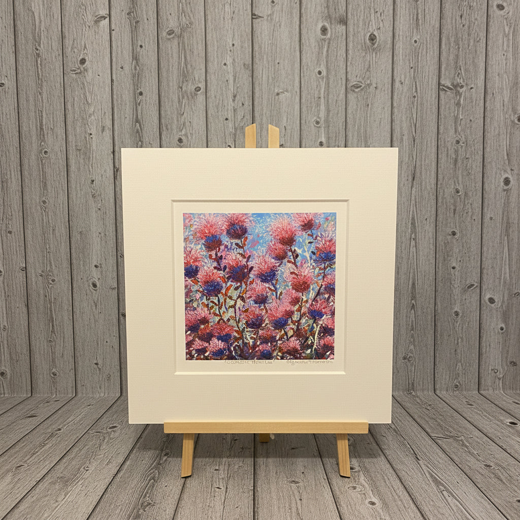 Scottish Thistles Artwork Print