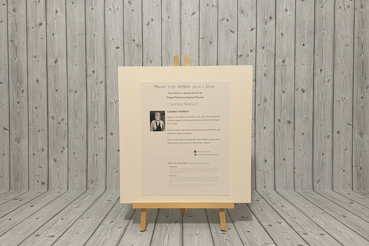 Scottish Thistles Artwork Print