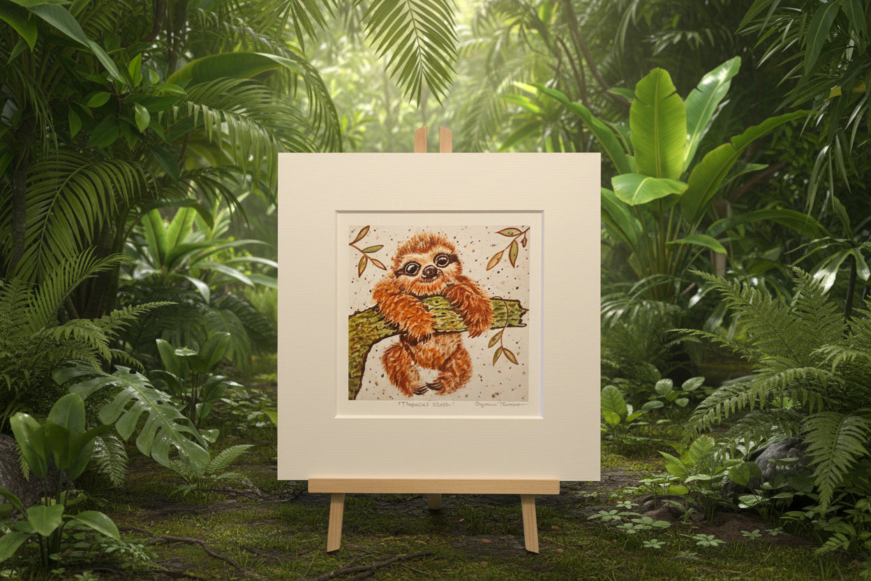 Sloth Artwork Print