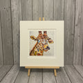 Quirky Giraffe Artwork Print