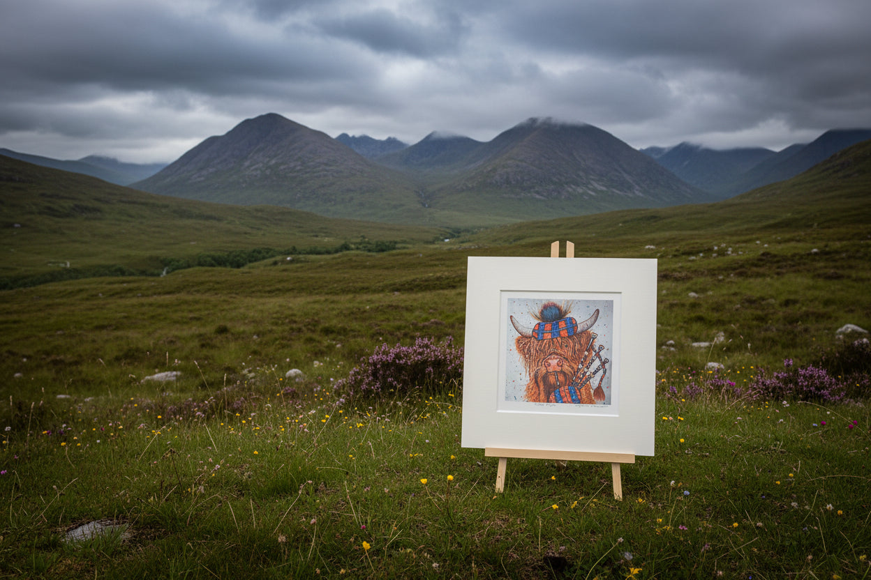 Lone Piper Artwork Print