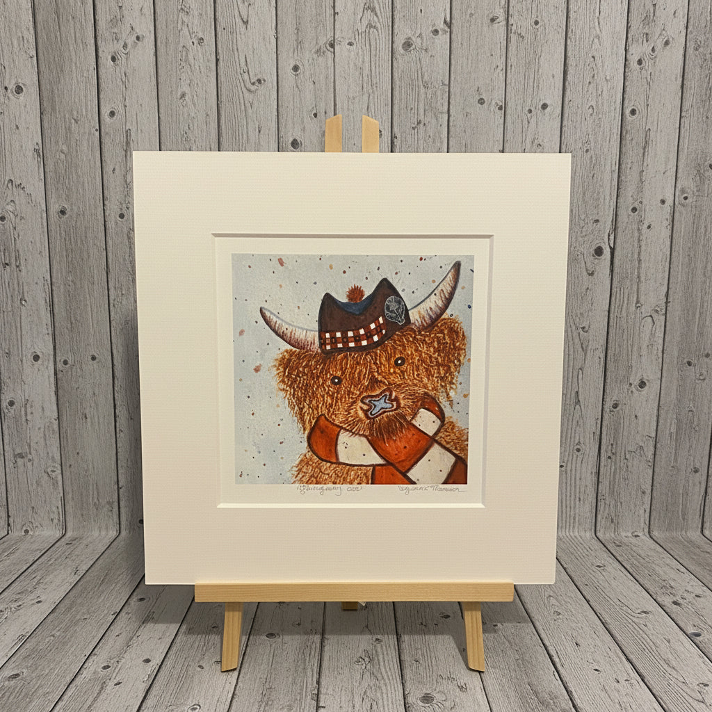 Glengarry Cow Artwork Print