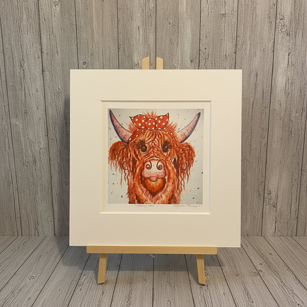 Sassy Cow Artwork Print