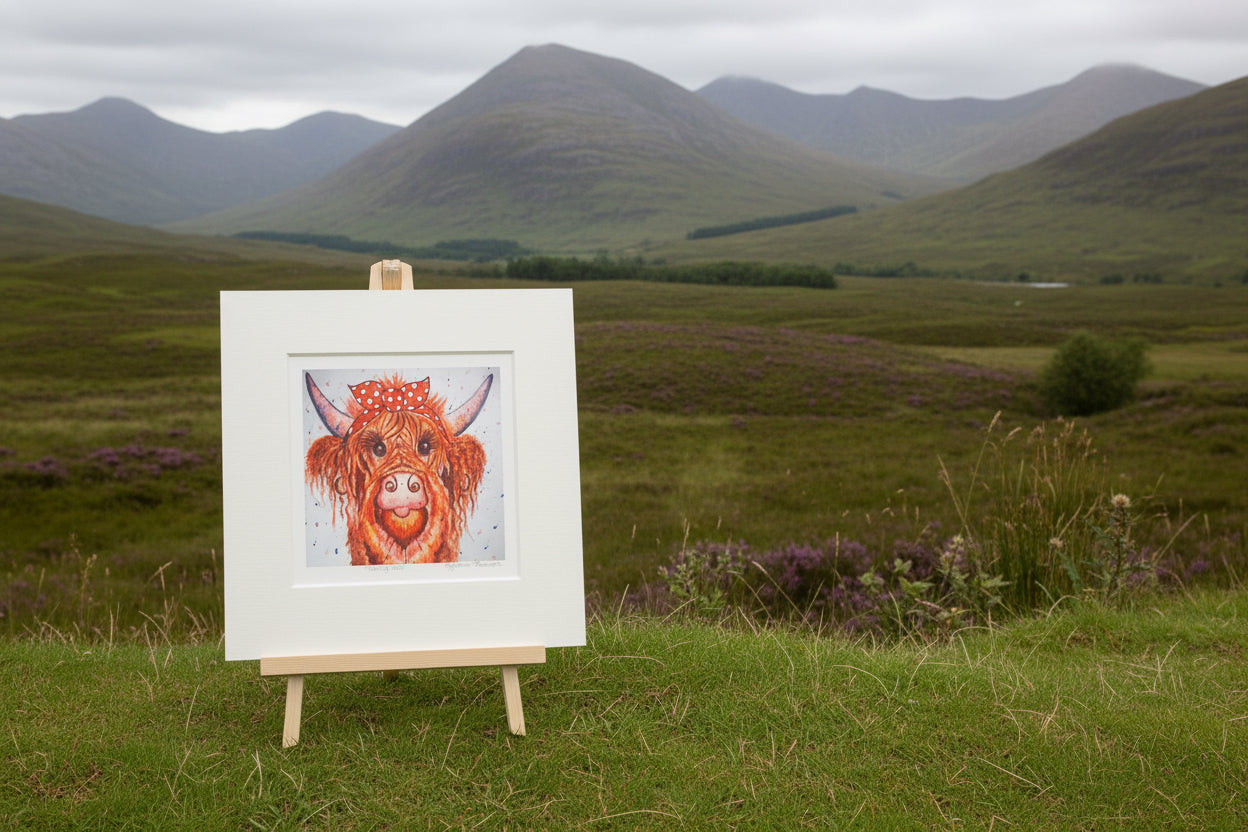 Sassy Cow Artwork Print