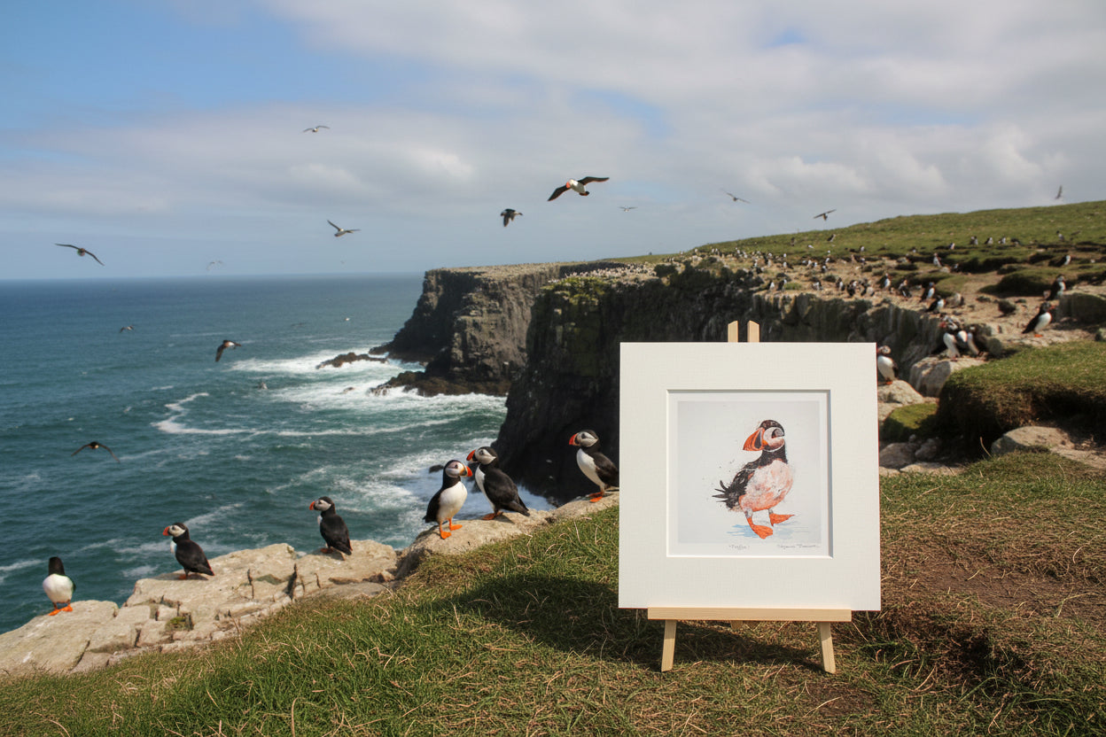 Puffin Artwork Print