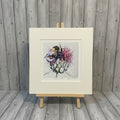 Thistles And Bee Artwork Print