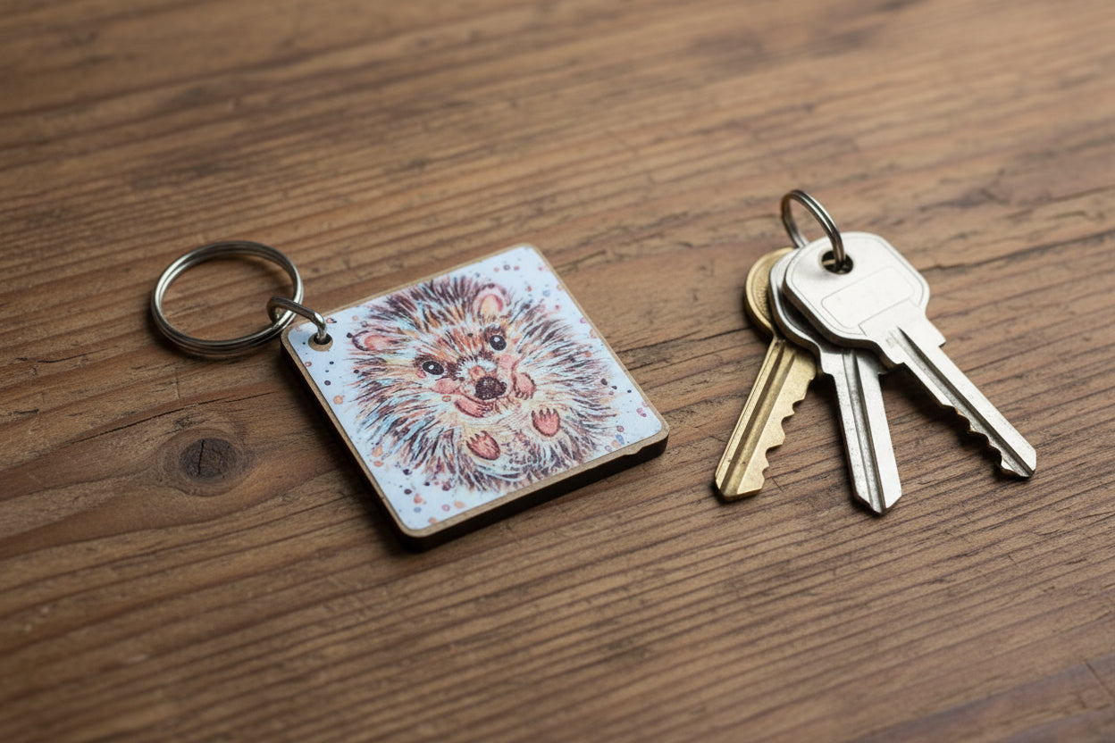 Hedgehog Keyring