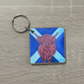 Saltire Cow Keyring