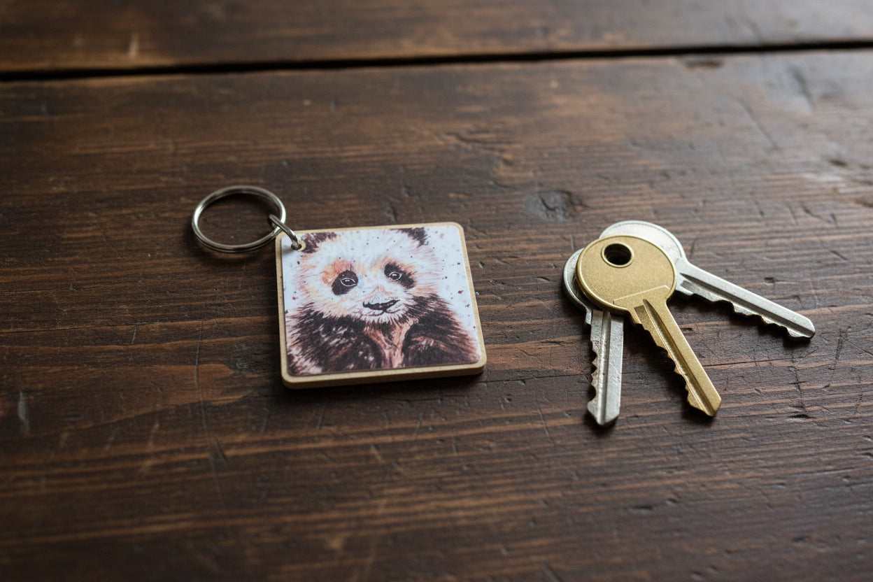 Panda Keyring
