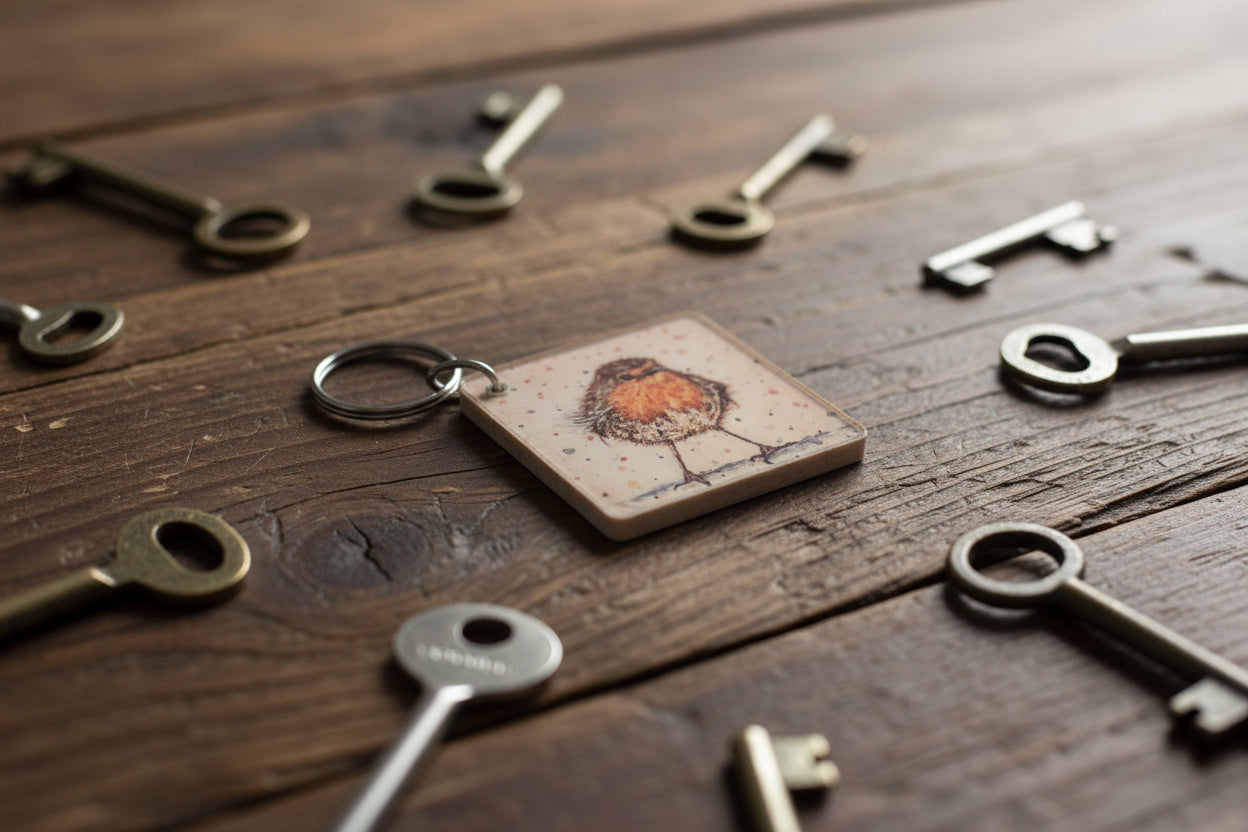 Rocking Robin Keyring
