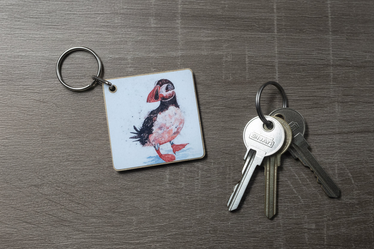 Puffin Keyring