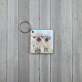 Two Sheep Keyring