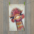 Rainbow Ostrich Tea Towel