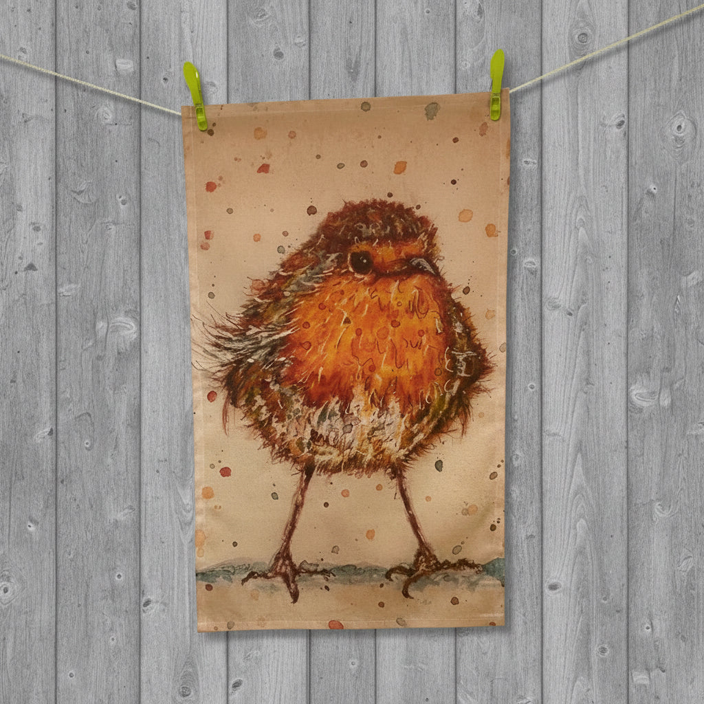 Rocking Robin Tea Towel