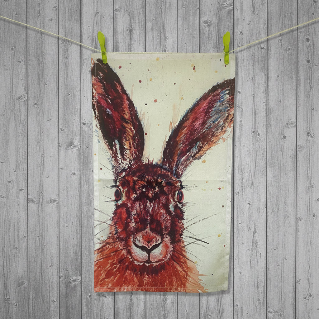 Hare Tea Towel